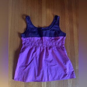 Gap Factory Color block Babydoll Cotton Top, Size M